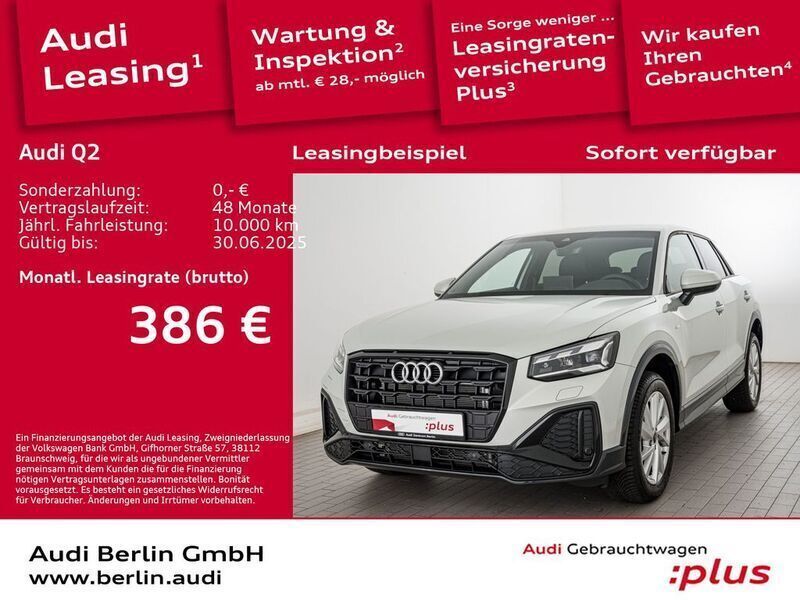 Tausilber metallic Gebraucht 2024 Audi Q2 S-Line SUV | 36.990 € (Teuer) - Bild 1/3