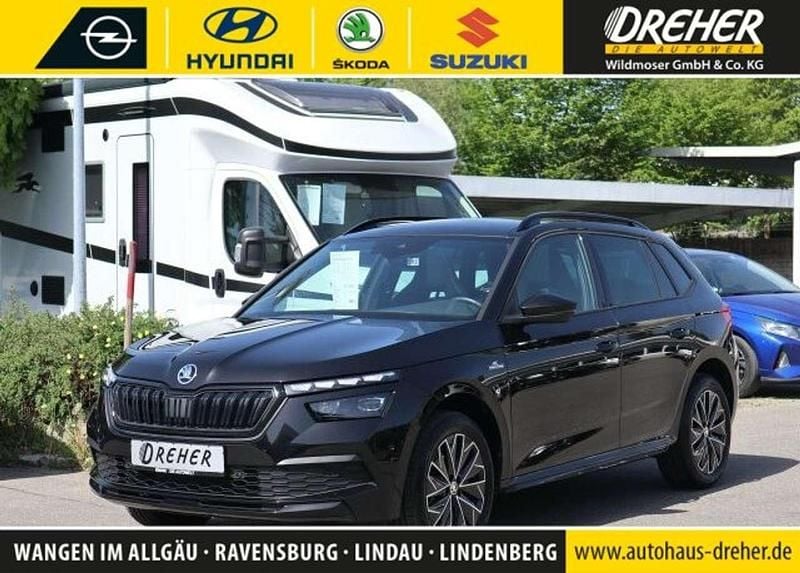 Schwarzmagic perleffekt Gebraucht 2024 Skoda Kamiq Monte Carlo SUV | 27.790 € (Fairer Preis) - Bild 1/3
