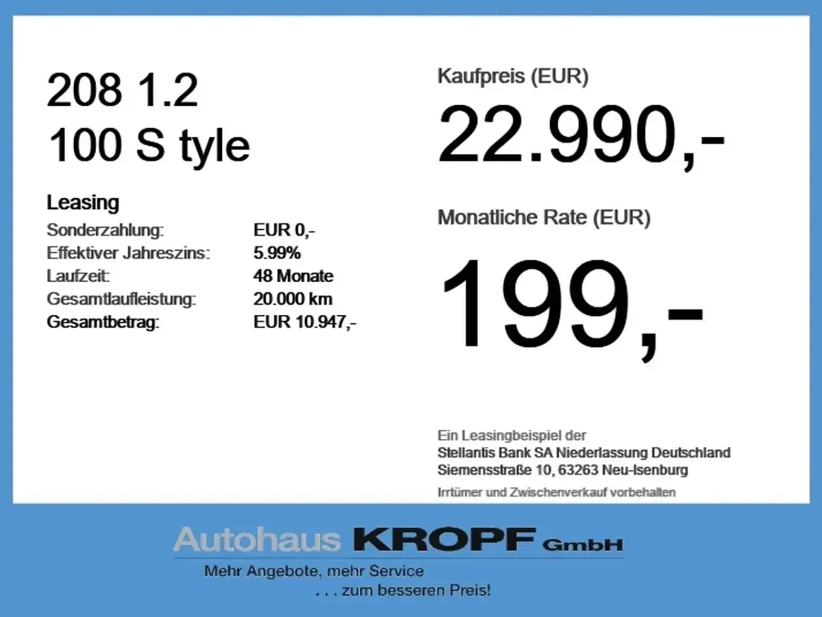 Gebraucht Peugeot 208 S 101 PS (74 kW) 2026 Gelb Kleinwagen