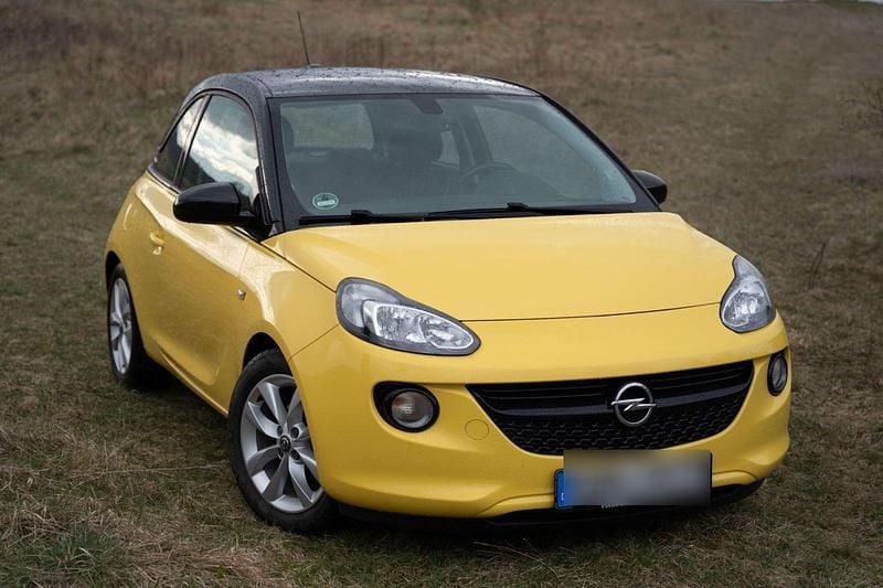 Gelb Gebraucht 2018 Opel Adam Unlimited Kleinwagen | 8.900 € (Guter Preis) - Bild 1/4