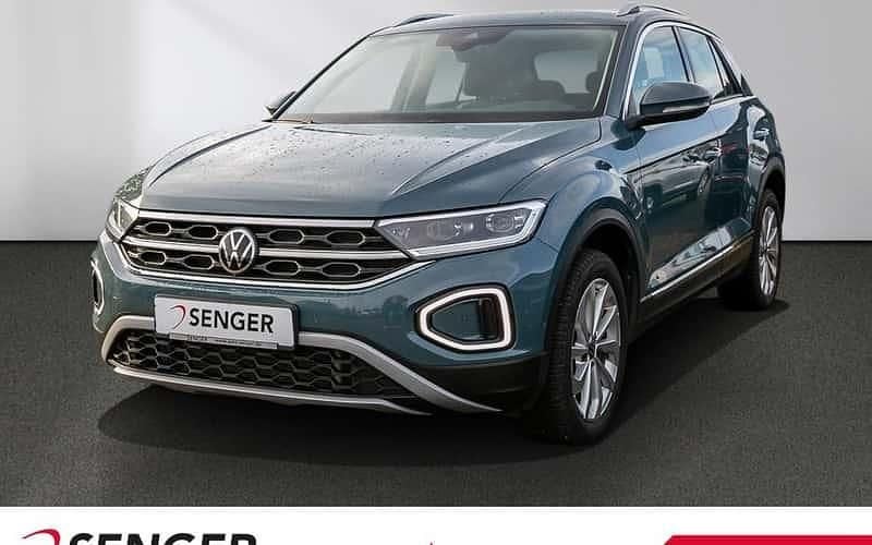 Blau Gebraucht 2023 VW T-Roc Style SUV | 23.480 € (Guter Preis) - Bild 1/4
