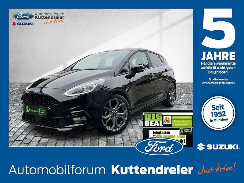 Obsidianschwarz metallic Gebraucht 2021 Ford Fiesta ST Kleinwagen | 19.180 € (Teuer) - Bild 1/3