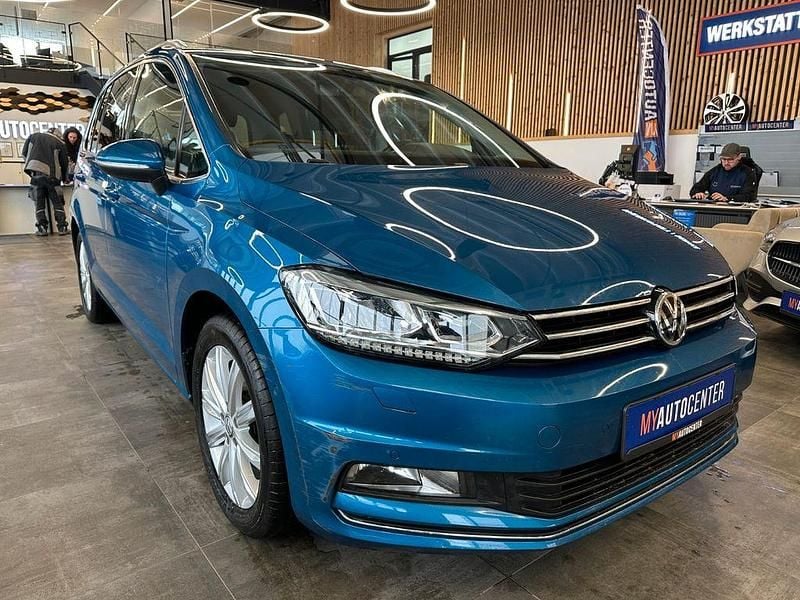 Gebraucht VW Touran Highline 150 PS (110 kW) 2016 Blau Van / Kleinbus