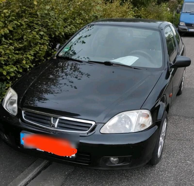 Schwarz Gebraucht 2001 Honda Civic Kleinwagen | 950 € (Superpreis) - Bild 1/4