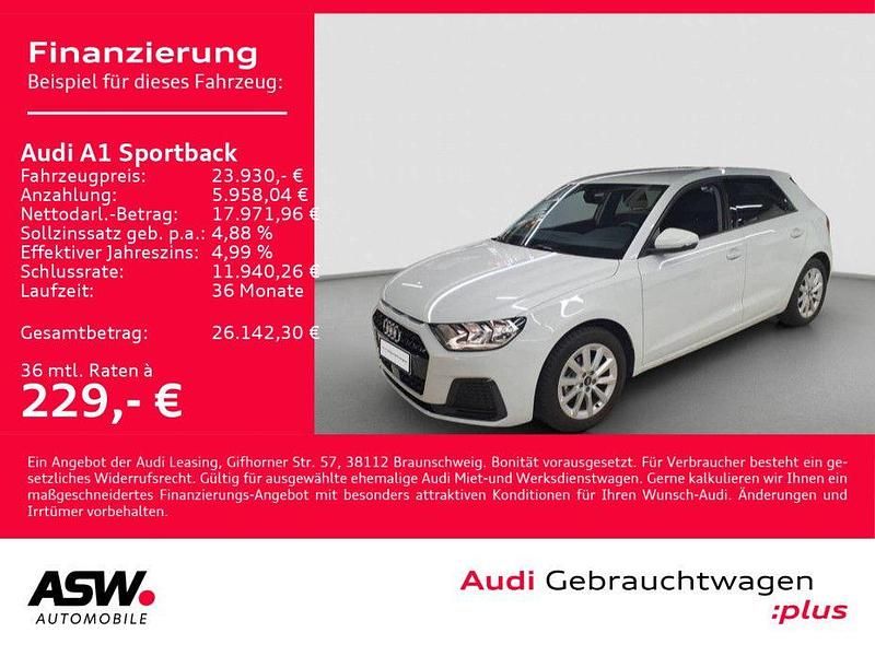 Gletscherweiß metallic Gebraucht 2025 Audi A1 Sportback Advanced Plus Kleinwagen | 23.930 € (Fairer Preis) - Bild 1/3