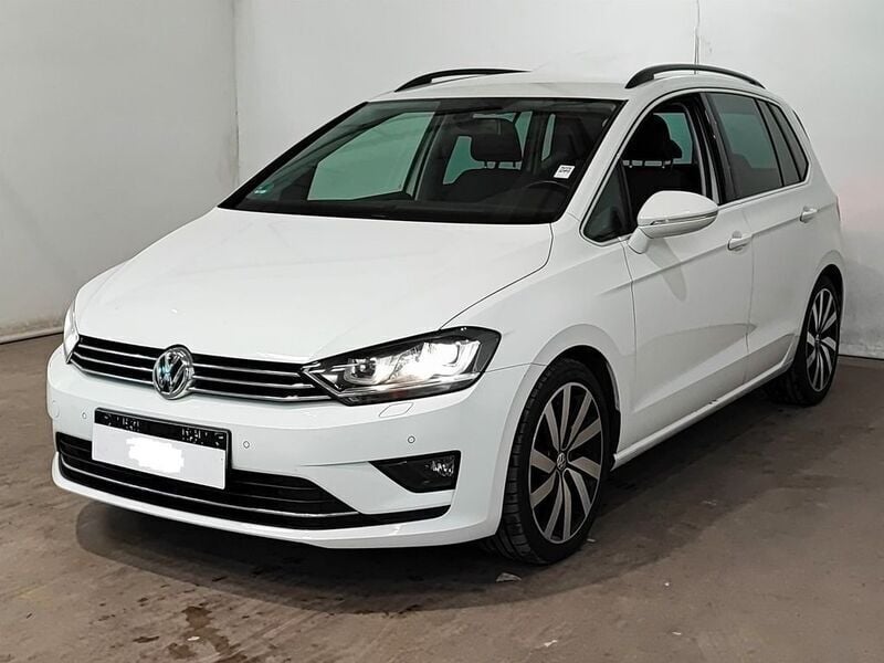 Weiß Gebraucht 2014 VW Golf Sportsvan Highline Van / Kleinbus | 14.850 € (Fairer Preis) - Bild 1/4
