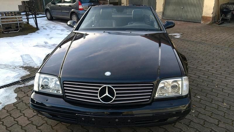 Gebraucht Mercedes SL500 AMG 306 PS (225 kW) 2000 Schwarz Cabrio