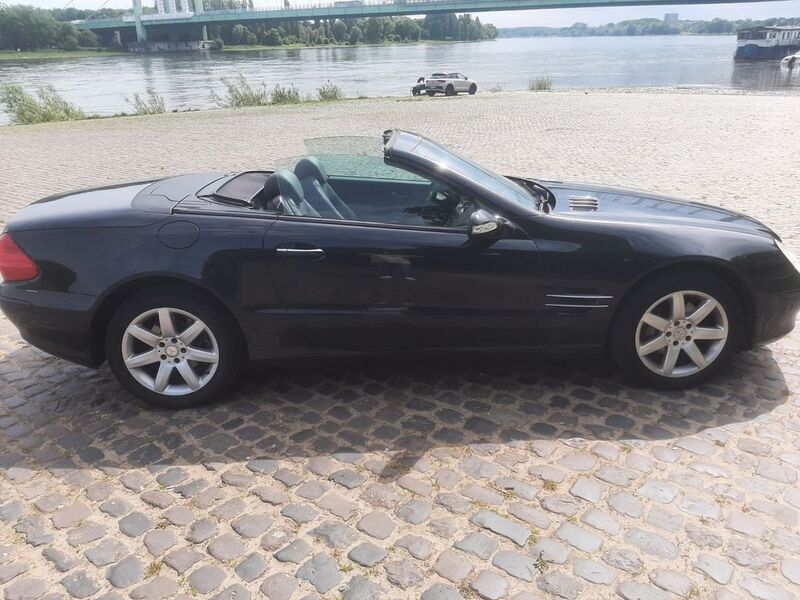 Schwarz Gebraucht 2003 Mercedes SL350 Cabrio | 12.000 € (Fairer Preis) - Bild 1/4