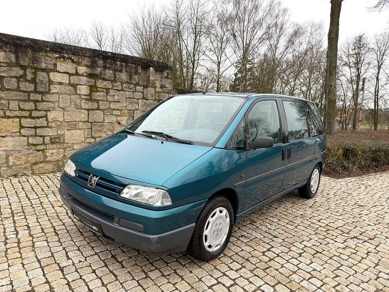 Blau Gebraucht 1999 Peugeot 806 Roland Garros Van / Kleinbus | 1.999 € - Bild 1/4