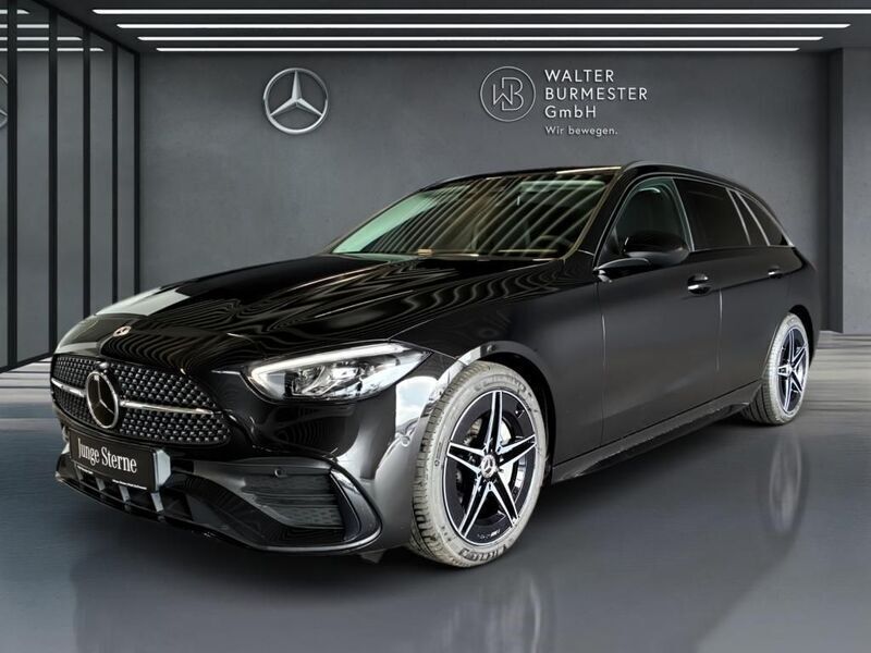 Schwarz Gebraucht 2024 Mercedes C180 AMG Kombi | 39.990 € (Fairer Preis) - Bild 1/4
