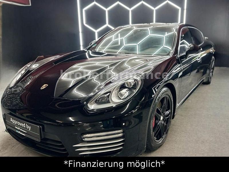 Schwarz Gebraucht 2014 Porsche Panamera Turbo Chrono Limousine | 44.290 € (Superpreis) - Bild 1/4