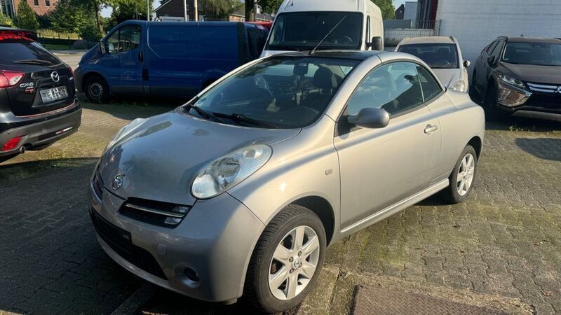 Silber Gebraucht 2006 Nissan Micra C+C Basis Cabrio | 990 € (Guter Preis) - Bild 1/4