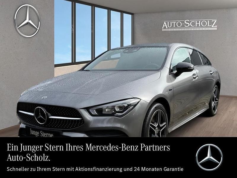 Grau Gebraucht 2021 Mercedes CLA250e Shooting Brake AMG Kombi | 25.345 € (Fairer Preis) - Bild 1/4