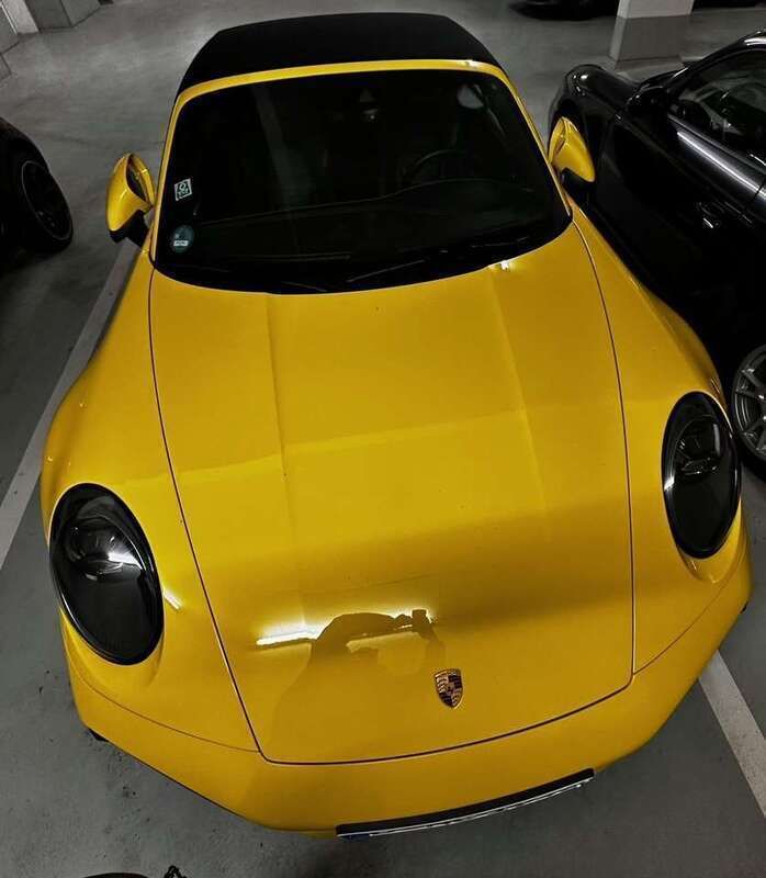 Gelb Gebraucht 2020 Porsche 911 Turbo S Cabriolet Cabrio | 190.000 € - Bild 1/3
