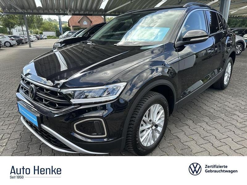 Schwarz Gebraucht 2024 VW T-Roc Life SUV | 24.350 € (Fairer Preis) - Bild 1/4