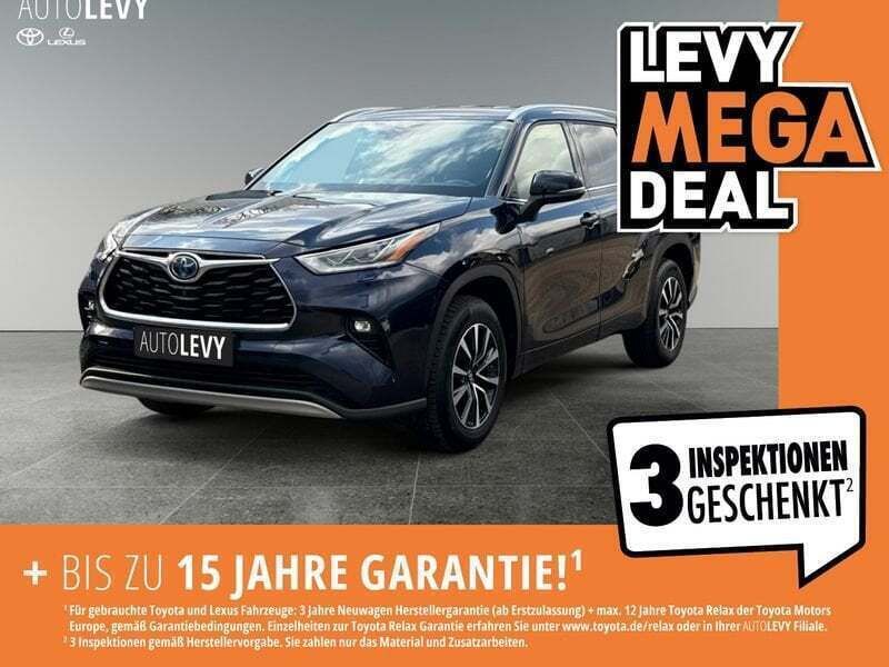 Blau Gebraucht 2021 Toyota Highlander Luxury SUV | 49.990 € (Etwas zu teuer) - Bild 1/4