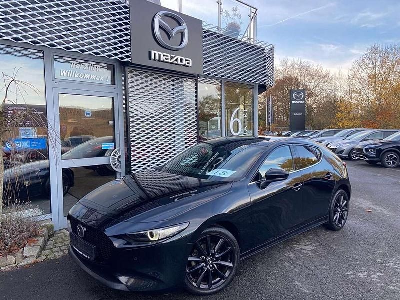 Jet black Gebraucht 2021 Mazda 3 Selection Limousine | 21.790 € (Fairer Preis) - Bild 1/4