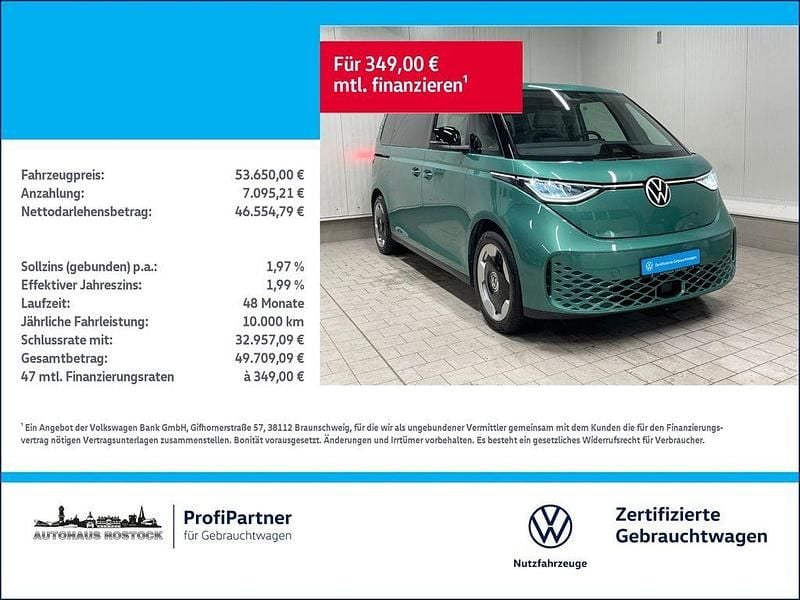 Gebraucht VW ID. Buzz Pro 210 kW (286 PS) 2025 Grün Van / Kleinbus
