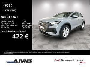 Gebraucht Audi Q4 e-tron Ambiente 125 kW (170 PS) 2025 Grau (kieselgrau) SUV