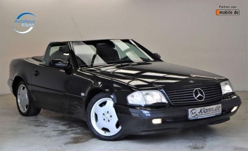 Gebraucht Mercedes SL320 224 PS (164 kW) 2000 Obsidianschwarz Cabrio
