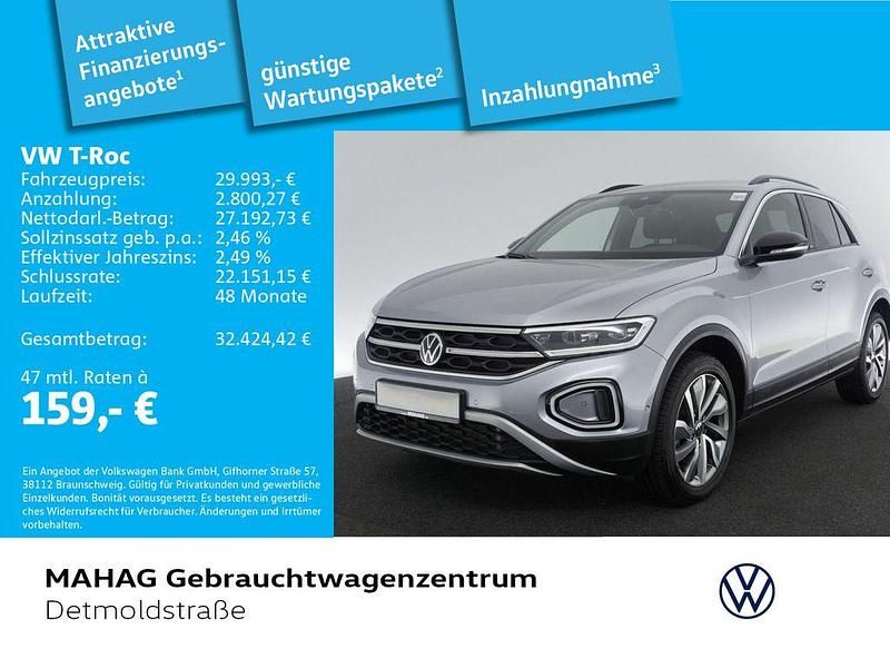 Silber Gebraucht 2024 VW T-Roc Move SUV | 29.993 € (Guter Preis) - Bild 1/2
