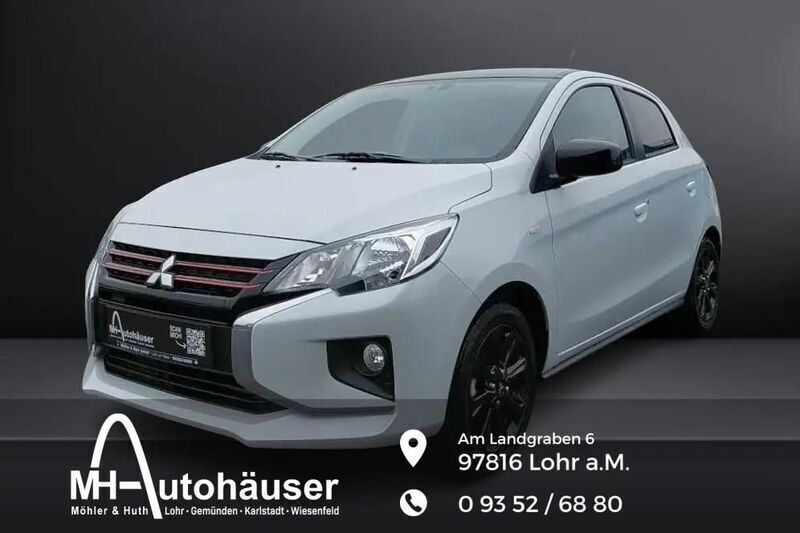Titan weiss/piano schwarz (d) Neu 2025 Mitsubishi Space Star Select+ Limousine | 18.490 € - Bild 1/4
