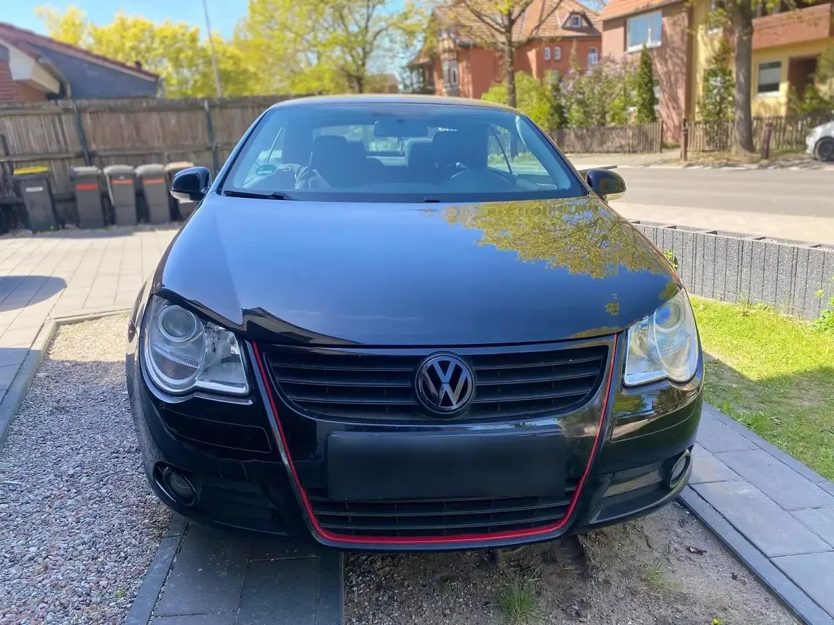 Usado VW Eos 116 CV (85 kW) 2007 Negro Descapotable