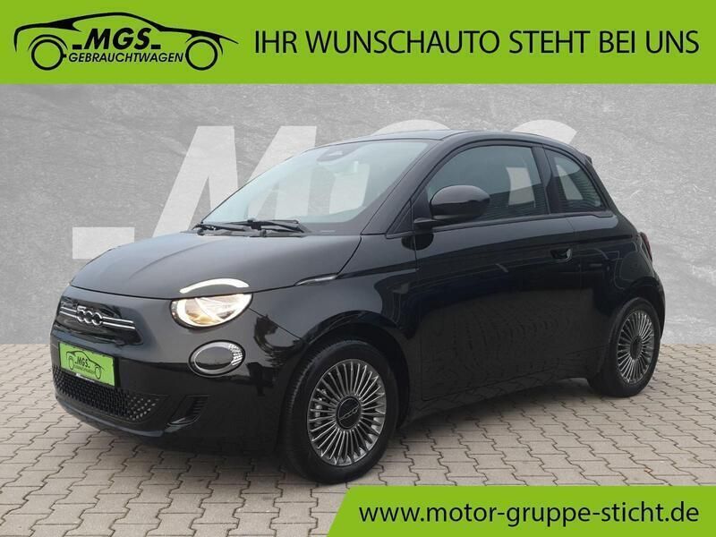 Onyx schwarz Gebraucht 2022 Fiat 500e Icon Kleinwagen | 15.470 € (Fairer Preis) - Bild 1/4