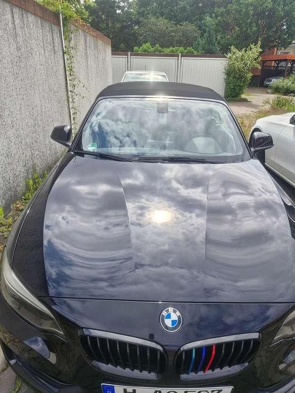 Schwarz Gebraucht 2016 BMW 218 Sport Line Cabrio | 10.500 € (Superpreis) - Bild 1/4