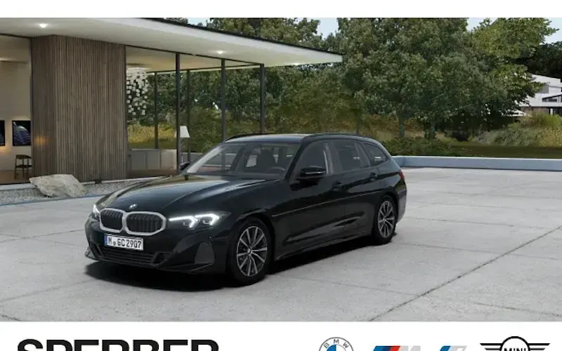 Ny BMW 318 156 HK (114 kW) 2025 Sort Stationcar