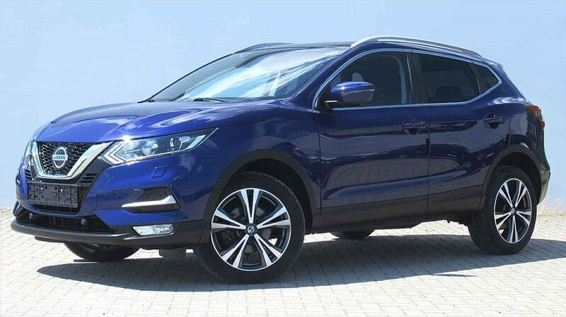 Lila / metallic Gebraucht 2018 Nissan Qashqai SUV | 17.950 € (Etwas zu teuer) - Bild 1/4