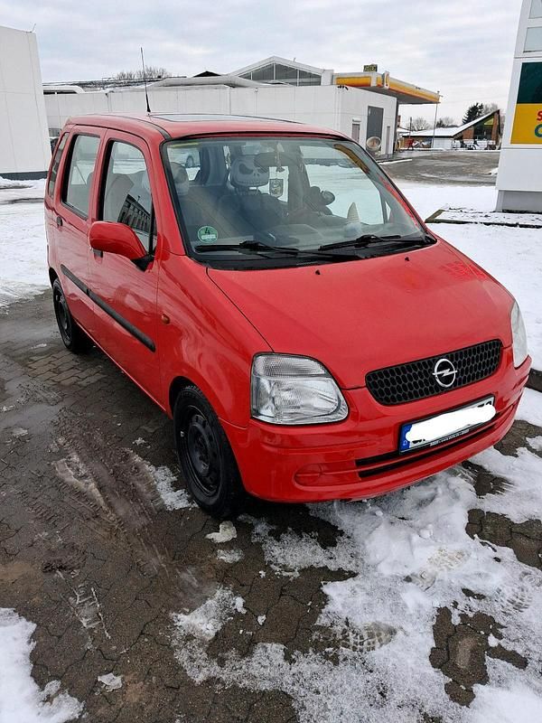 Gebraucht Opel Agila 58 PS (42 kW) 2001 Rot Kleinwagen