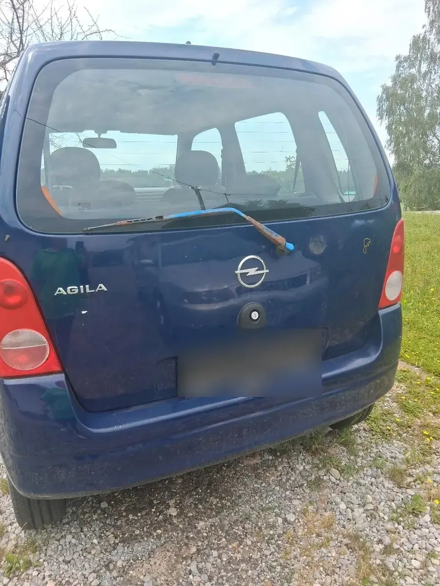 Gebraucht Opel Agila 75 PS (55 kW) 2003 Blau Van / Kleinbus