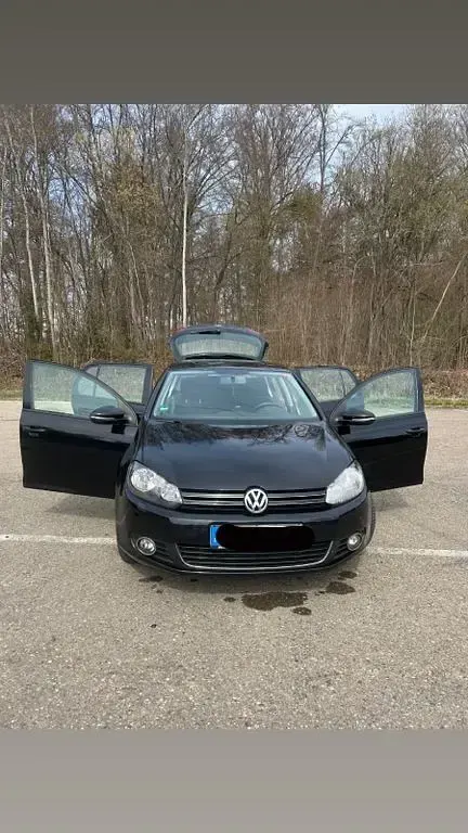 Gebraucht VW Golf VI Highline 110 PS (80 kW) 2010 Schwarz Kleinwagen