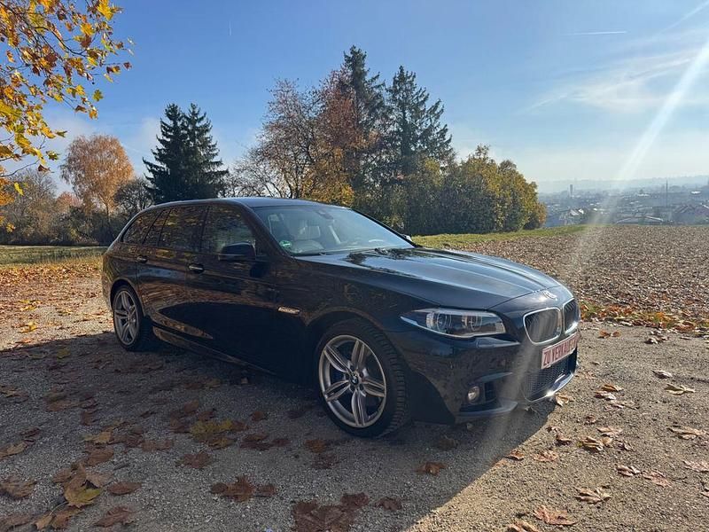 Schwarz Gebraucht 2014 BMW 535 Sport Line Kombi | 21.900 € - Bild 1/4