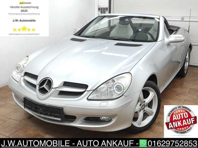 Iridiumsilber metalliclack Gebraucht 2005 Mercedes SLK280 Cabrio | 9.499 € (Superpreis) - Bild 1/4