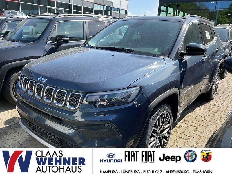 Blau Gebraucht 2022 Jeep Compass Limited SUV | 24.990 € (Superpreis) - Bild 1/4
