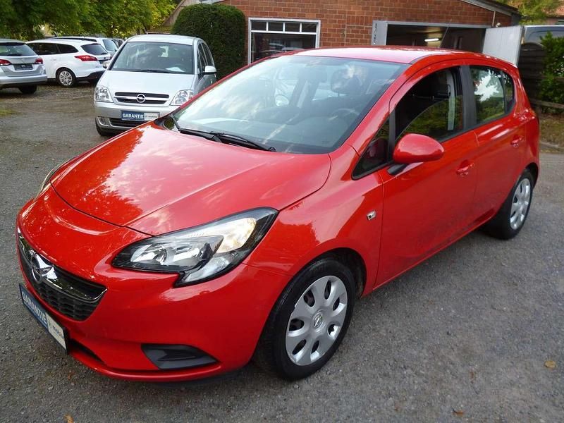 Gebraucht Opel Corsa Edition 69 PS (50 kW) 2015 Magmarot/flame red Kleinwagen