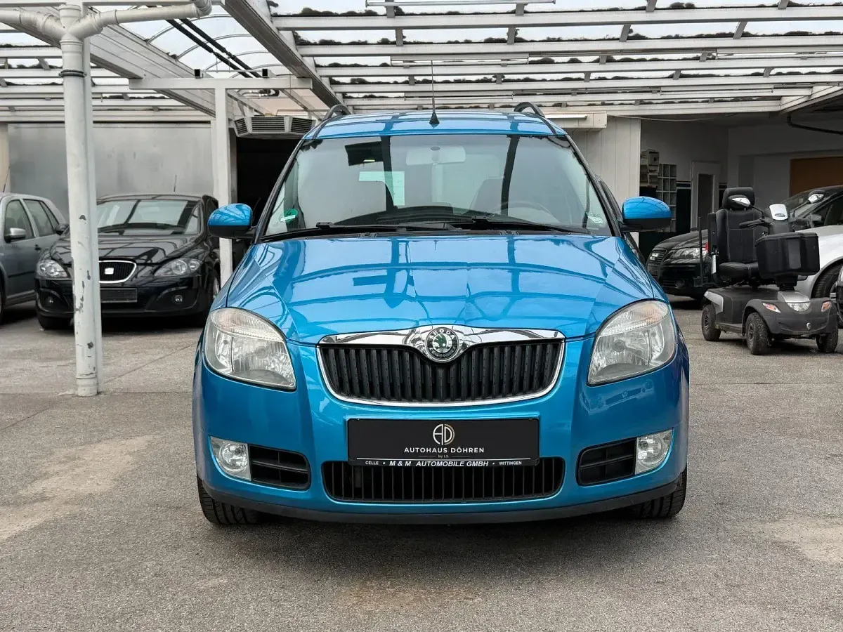 Gebraucht Skoda Roomster 105 PS (77 kW) 2007 Blau Van / Kleinbus