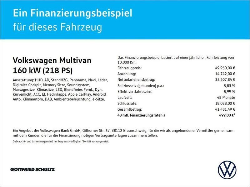 Gebraucht VW Multivan Style 218 PS (160 kW) 2023 Schwarz Van