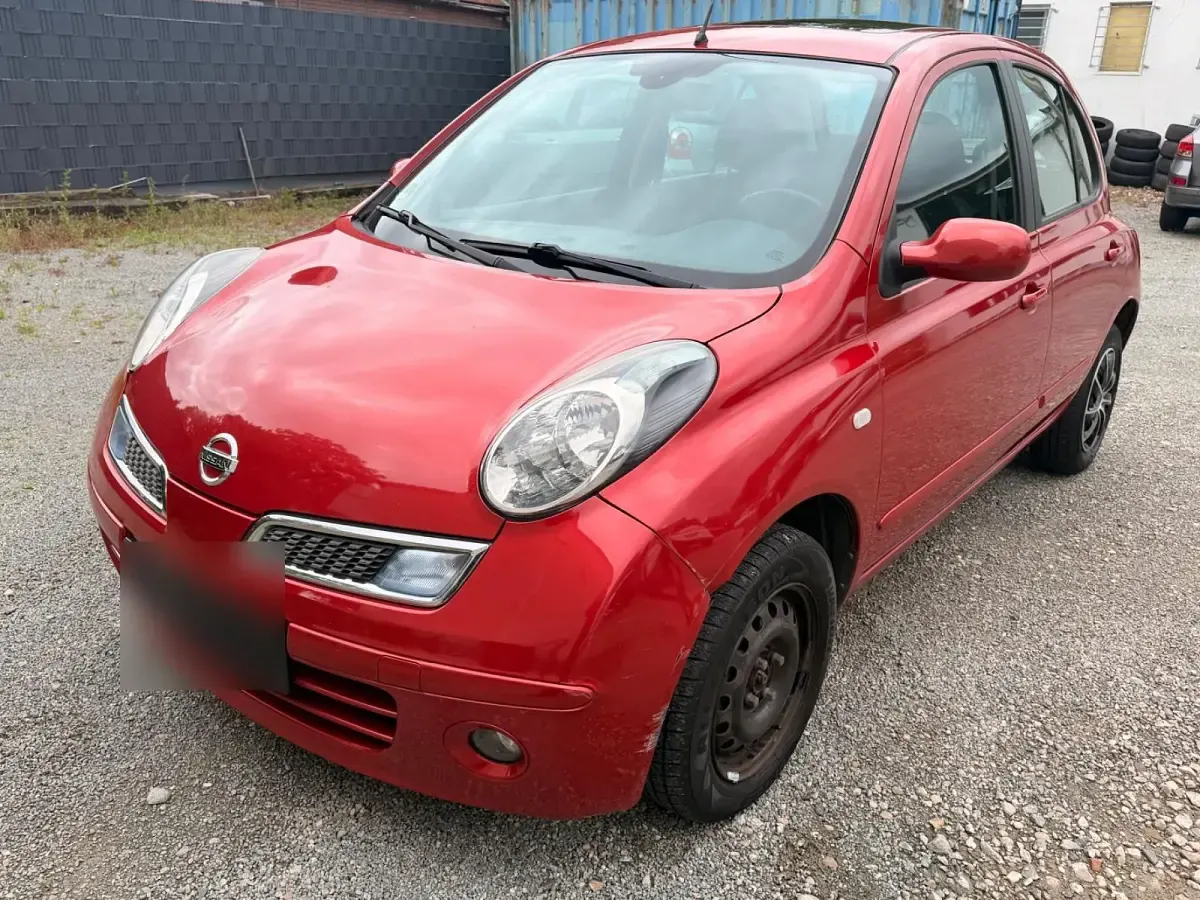 Gebraucht Nissan Micra 80 PS (58 kW) 2008 Rot Kleinwagen