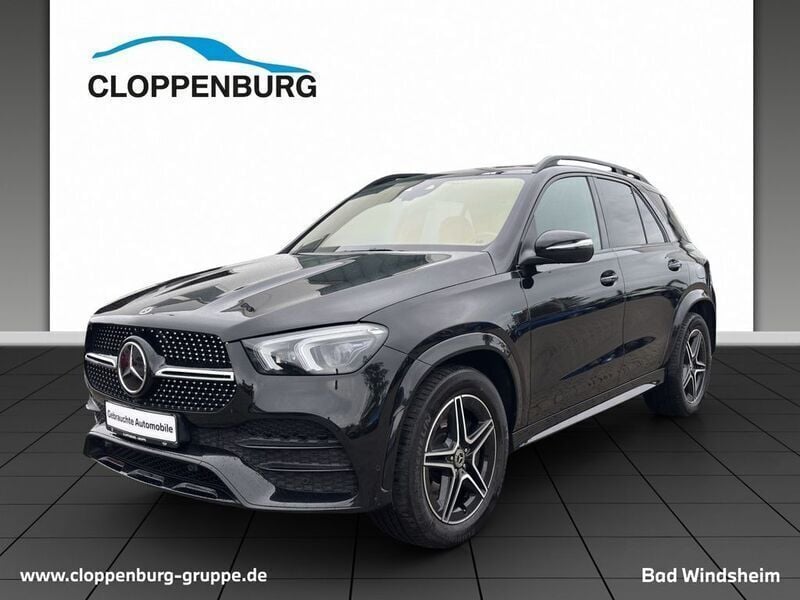 Obsidianschwarz metalliclack Gebraucht 2021 Mercedes GLE350 Sport SUV | 52.980 € (Guter Preis) - Bild 1/4