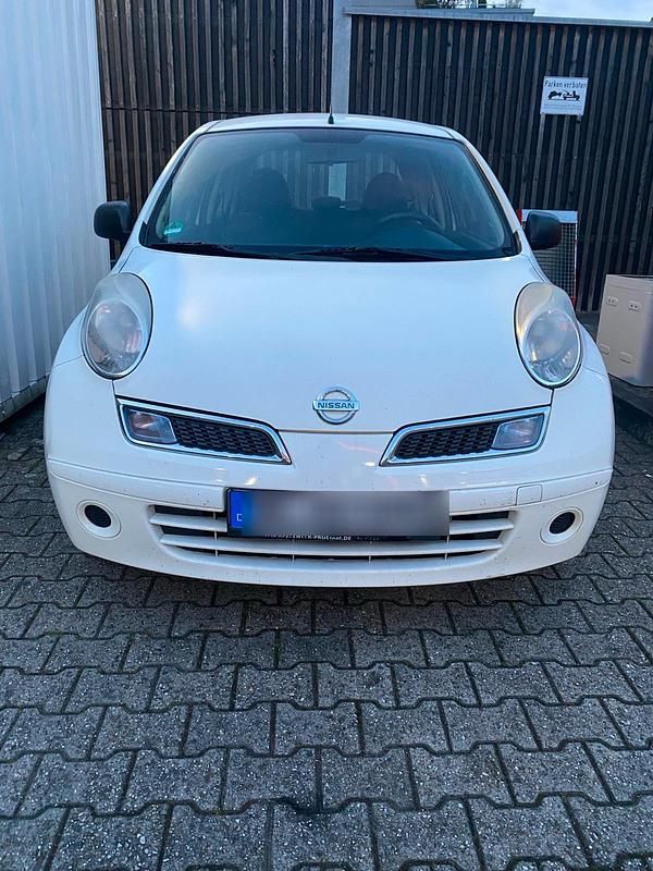 Weiß Gebraucht 2009 Nissan Micra Kleinwagen | 720 € (Superpreis) - Bild 1/4