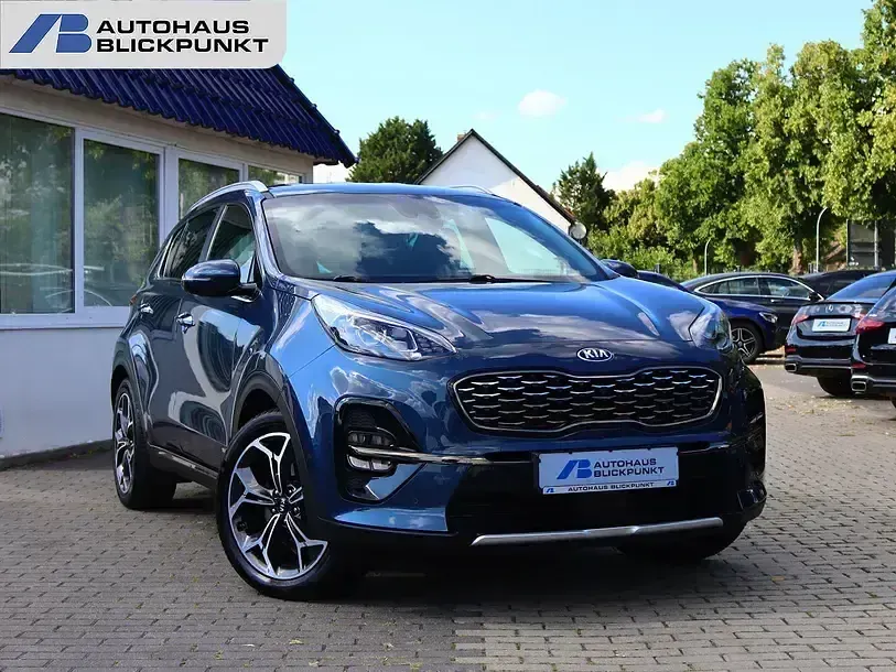 Gebraucht Kia Sportage GT-Line 185 PS (136 kW) 2019 Cosmo blue (metallic) SUV