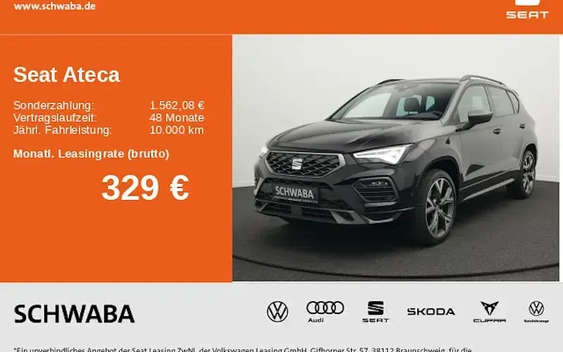 Gebraucht Seat Ateca 4Drive 190 PS (139 kW) 2023 Schwarz SUV
