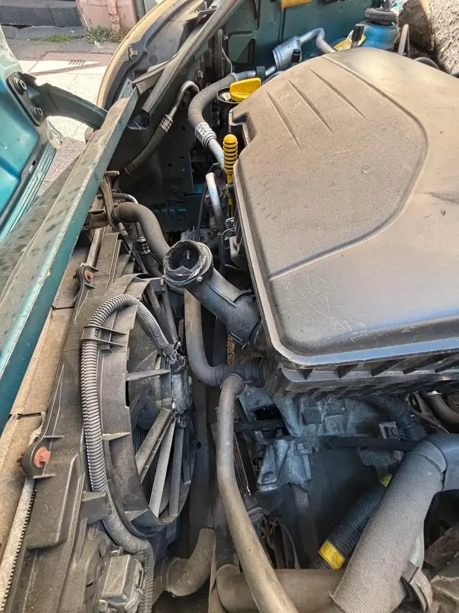 Gebraucht Renault Kangoo 75 PS (55 kW) 2005 Grün Van / Kleinbus