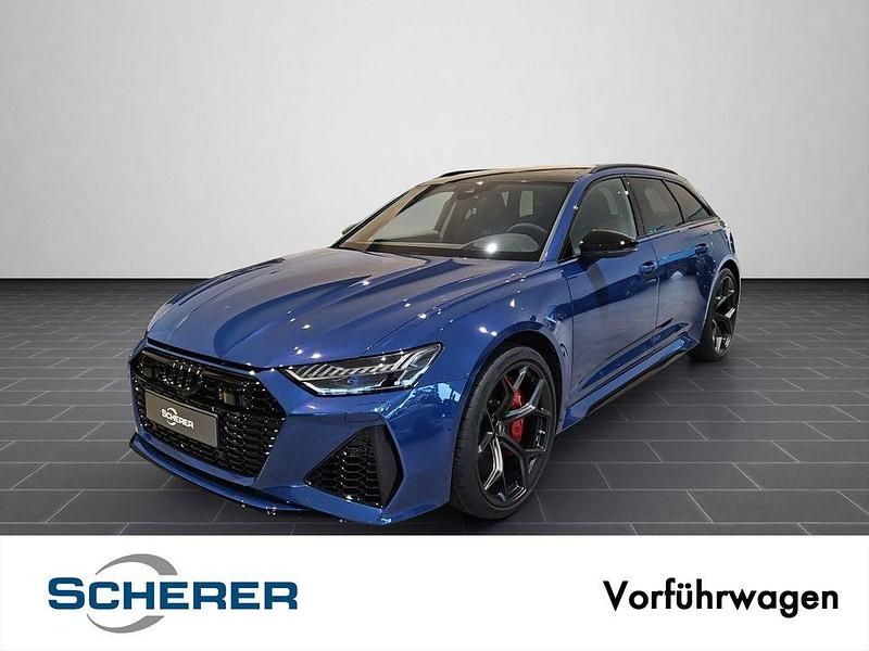 Ascariblau metallic (metallic) Gebraucht 2025 Audi RS6 Advanced Plus Kombi | 133.300 € (Guter Preis) - Bild 1/4