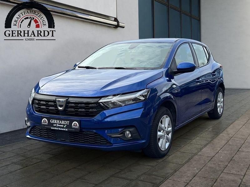 Blau Gebraucht 2022 Dacia Sandero Comfort Kleinwagen | 14.980 € (Fairer Preis) - Bild 1/4