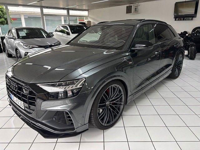 Grau Gebraucht 2019 Audi Q8 S-Line SUV | 72.900 € - Bild 1/4