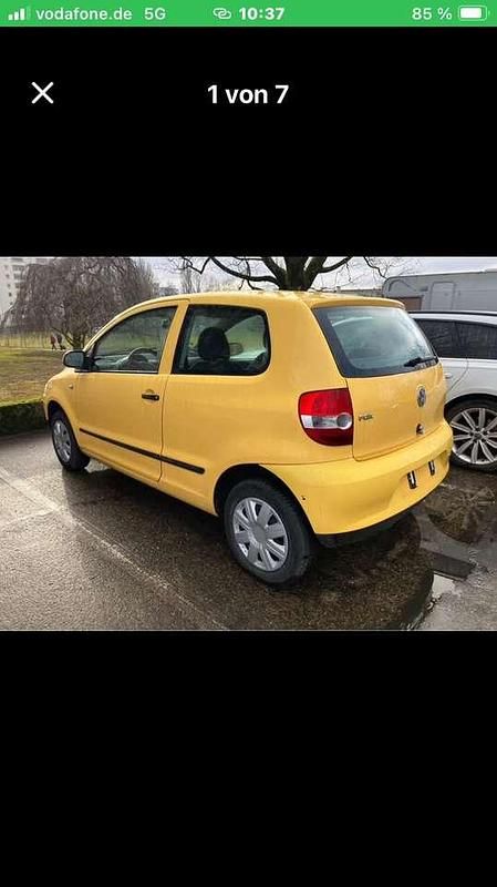 Gebraucht VW Fox 54 PS (39 kW) 2005 Gelb Kleinwagen
